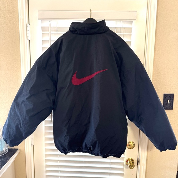 💖 Nike Vintage ‘90s Reversible Thick Puffer Jacket - Picture 3 of 16